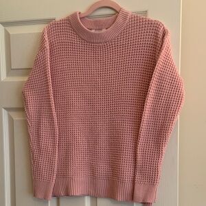 Time and Tru Pink Crew Neck Sweater